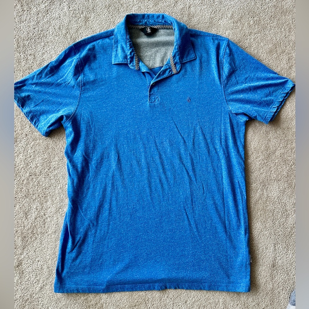 Volcom Vibrant Blue Polo Shirt